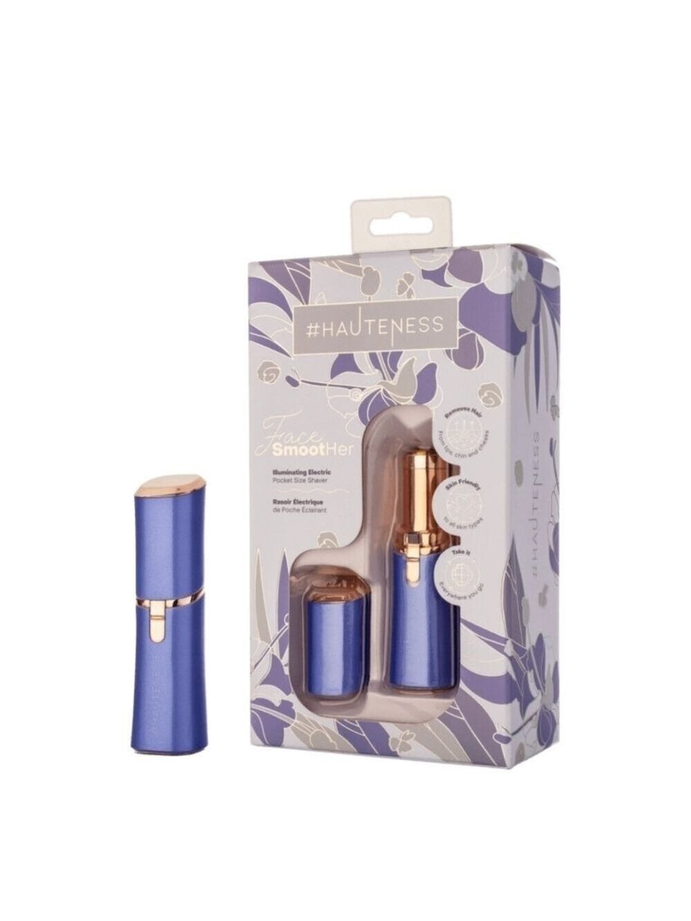 ILLUMINATING FACE SMOOTHER POCKET SHAVER